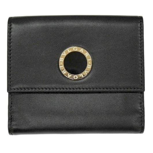 BVLGARI - 【中古美品全国送料無料】BVLGARI ブルガリ Wホック 3つ折り