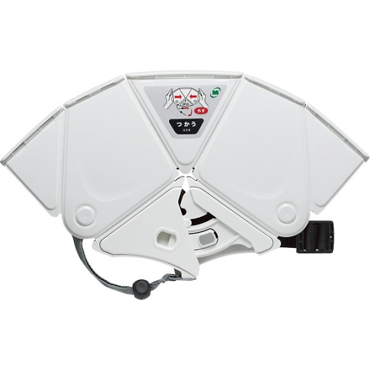 �܂肽���ݖh�Ѓw�����b�g Flatmet2 �z���C�g CD4001900011 �摜1