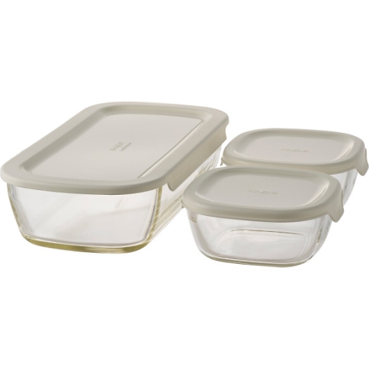 �n���I �X�^�b�L���O�ϔM�K���X�R���e�iS3�Z�b�g KSTL-S-2508-OW �摜1