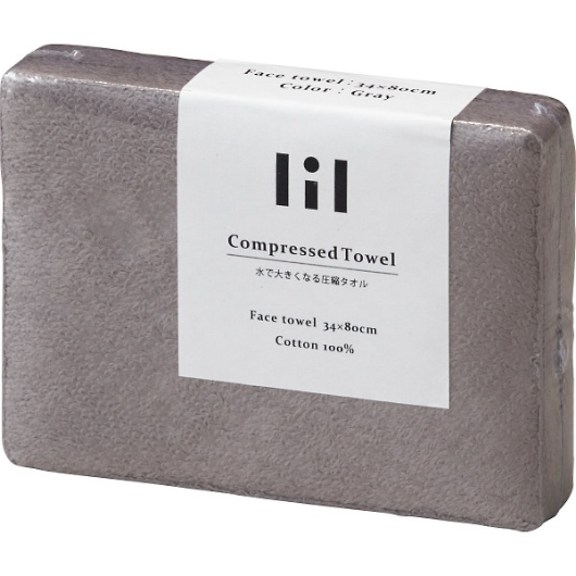 ���� ���ő傫���Ȃ鈳�k�^�I�� �t�F�C�X�^�I�� �O���[ LIL1075 �摜1