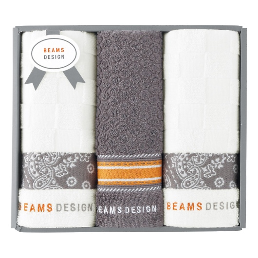 BEAMS DESIGN �`�F�b�J�[�o���_�i �t�F�C�X�^�I��2P&�^�I���n���J�` �O���[ 51-3139250GY/NB �摜1