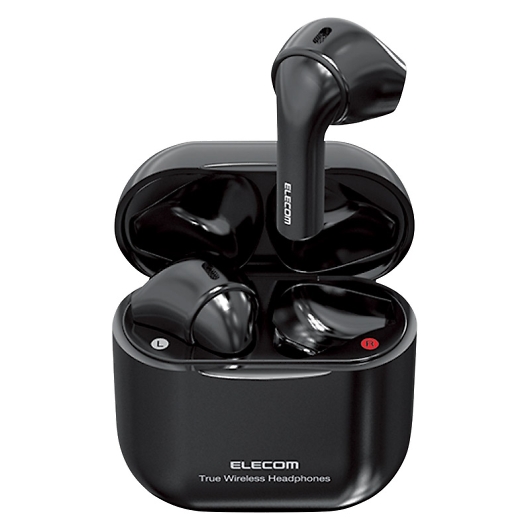 ELECOM ���C�����XBluetooth�w�b�h�z�� �u���b�N LBT-TWS11BK/PN/WH �摜1