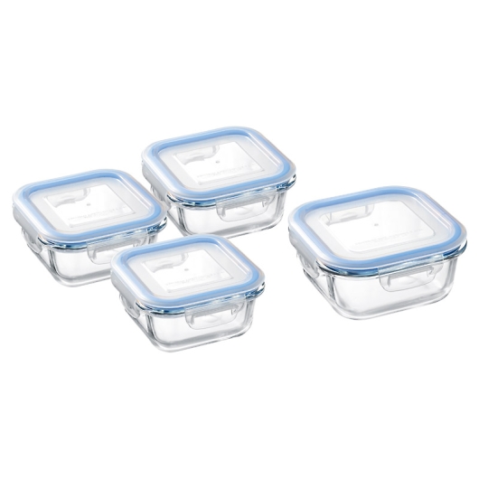 ���b�V�� �ϔM�K���X�e��4P�Z�b�g ME-7397 �摜1