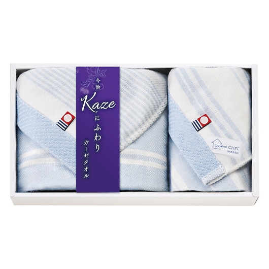 ���� Kaze �ɂӂ�� �t�F�C�X�^�I��&�n���h�^�I�� �u���[ KCN20250-GY/BL �摜1