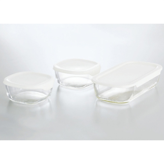 �n���I �ϔM�K���X���ۑ��e��S�T�C�Y3�_�Z�b�g KSTL-S-2508-OW �摜1