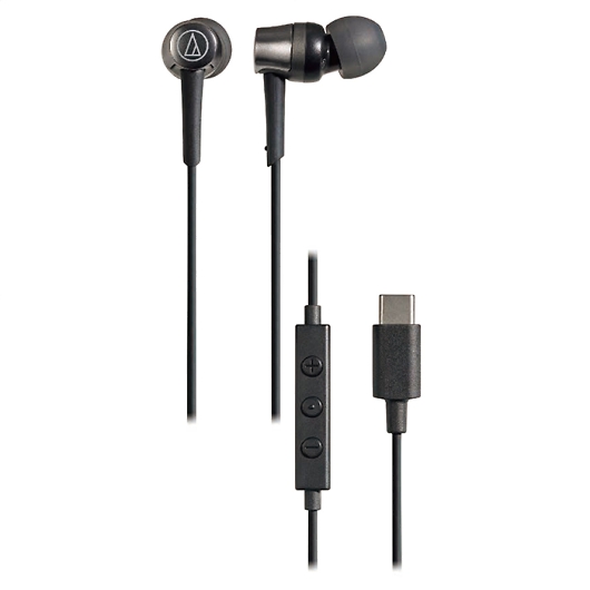 �I�[�f�B�I�e�N�j�J USB Type-C�p�C���z�� ATH-CKD3C BK �摜1