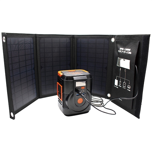 �\���p ���ꂾ���ň��S�I�ȒP�|�[�^�u���d���E�\�[���[�p�l���Z�b�g EPB-120SS �摜1