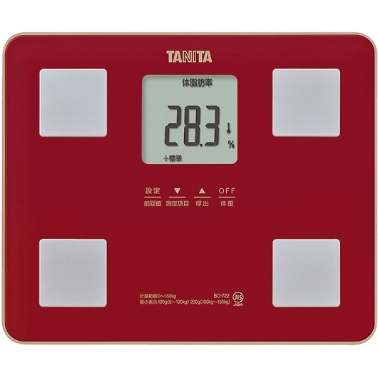 TANITA �^�j�^ �̑g���v ���b�h BC-722-RD �摜1