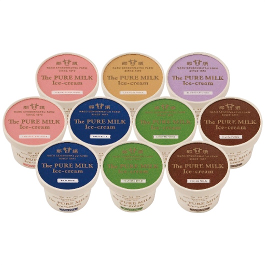 ��{���q�� The PURE MILK �A�C�X�N���[�� 10�Z�b�g P110011 [�Y���i] �摜1