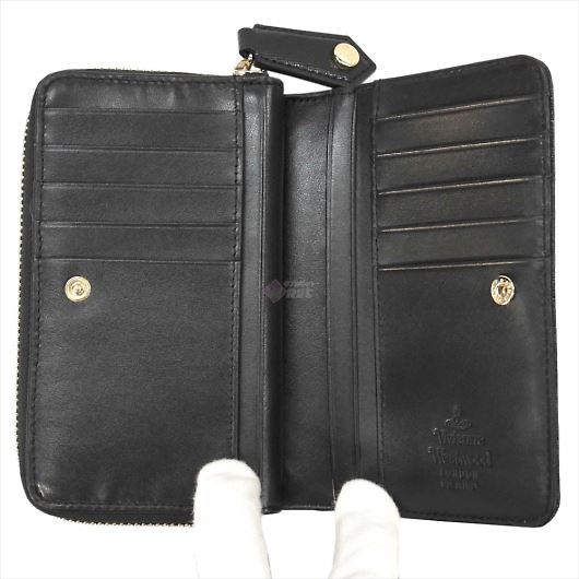 Vivienne Westwood BBAEGXgEbh SAFFIANO ziDꖳj 51080002-40153 BLACK 17AW BLACK 摜2