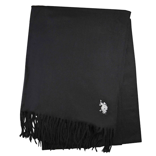 U.S. POLO ASSN ユーエスポロアッスン マフラー ストールネイビー×ホワイト USPA-2012 66063 画像1