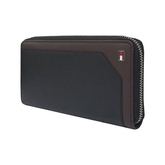 TOMMY HILFIGER g~[qtBK[@SAFFIANO ܂蒷z(KL) @13X030black brown ubNuE 摜3