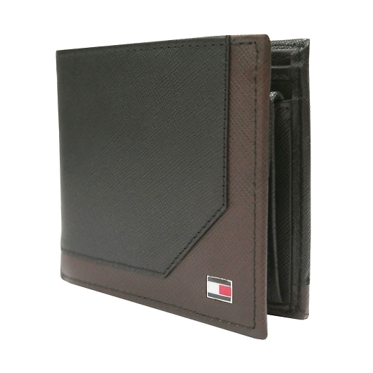 TOMMY HILFIGER g~[qtBK[@SAFFIANO  ܂z(KL)25X002black brown ubNuE 摜3