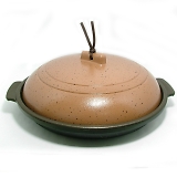 ニチネン 固形燃料コンロ用 一人鍋 深型陶板鍋