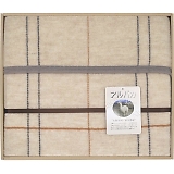 アルパカシリーズ アルパカ入りウール混綿毛布(毛羽部分) 7264953S