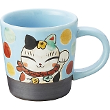 夕立窯 夕立窯のなかまたち マグカップ 水色三吉 YK688