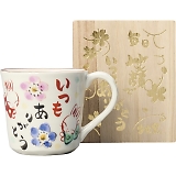 夕立窯 感謝 マグカップ(木箱入) うさぎ YK569
