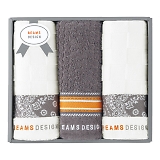 BEAMS DESIGN �`�F�b�J�[�o���_�i �t�F�C�X�^�I��3P �O���[ 51-3139300GY/NB