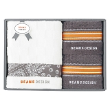 BEAMS DESIGN �`�F�b�J�[�o���_�i �o�X�^�I��&�t�F�C�X�^�I��2P �O���[ 51-3139500GY/NB