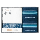 BEAMS DESIGN �`�F�b�J�[�o���_�i �o�X�^�I��&�t�F�C�X�^�I��2P �l�C�r�[�u���[ 51-3139500GY/NB