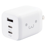 ELECOM AC&USB�[�d��65W ���낿��� EC-AC4465WH/WF/BK