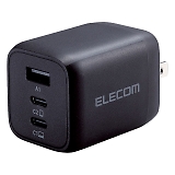 ELECOM AC&USB�[�d��65W �u���b�N EC-AC4465WH/WF/BK