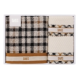 DAKS �_�u���n�E�X�`�F�b�N �^�I���Z�b�g 55-3089500