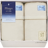 mayuあらう 洗えるシルク混毛布(毛羽部分)2P WAS46300