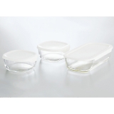 �n���I �ϔM�K���X���ۑ��e��S�T�C�Y3�_�Z�b�g KSTL-S-2508-OW