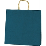 紙袋 カラーバッグ ペーパーバッグ 無地 （S） 紺 32×11.5×31cm #3251204