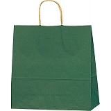 紙袋 カラーバッグ ペーパーバッグ 無地 （S） 緑 32×11.5×31cm #3251205