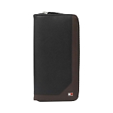 TOMMY HILFIGER g~[qtBK[@SAFFIANO ܂蒷z(KL) @13X030black brown ubNuE