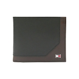 TOMMY HILFIGER g~[qtBK[@SAFFIANO  ܂z(KL)25X002black brown ubNuE